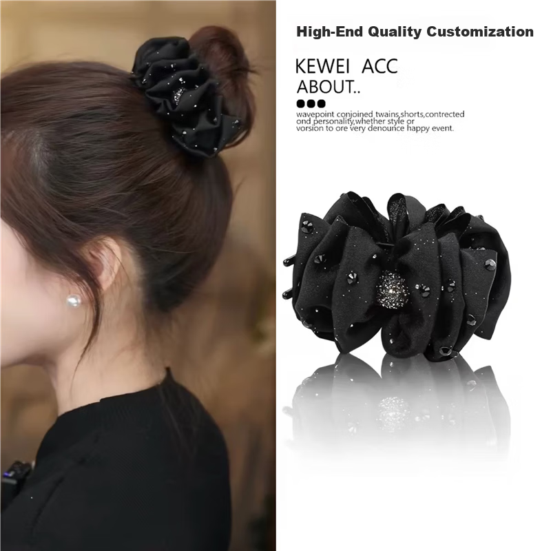 CHIMERA Bun Hair Claw Bow Ponytail Clip Hairpin Hair Accessories for Women Birthday Gift