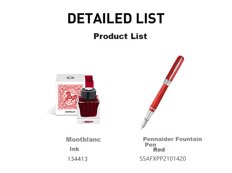 Montblanc Ink + Penaddict Graphene Black Fountain Pen Gift Set 11