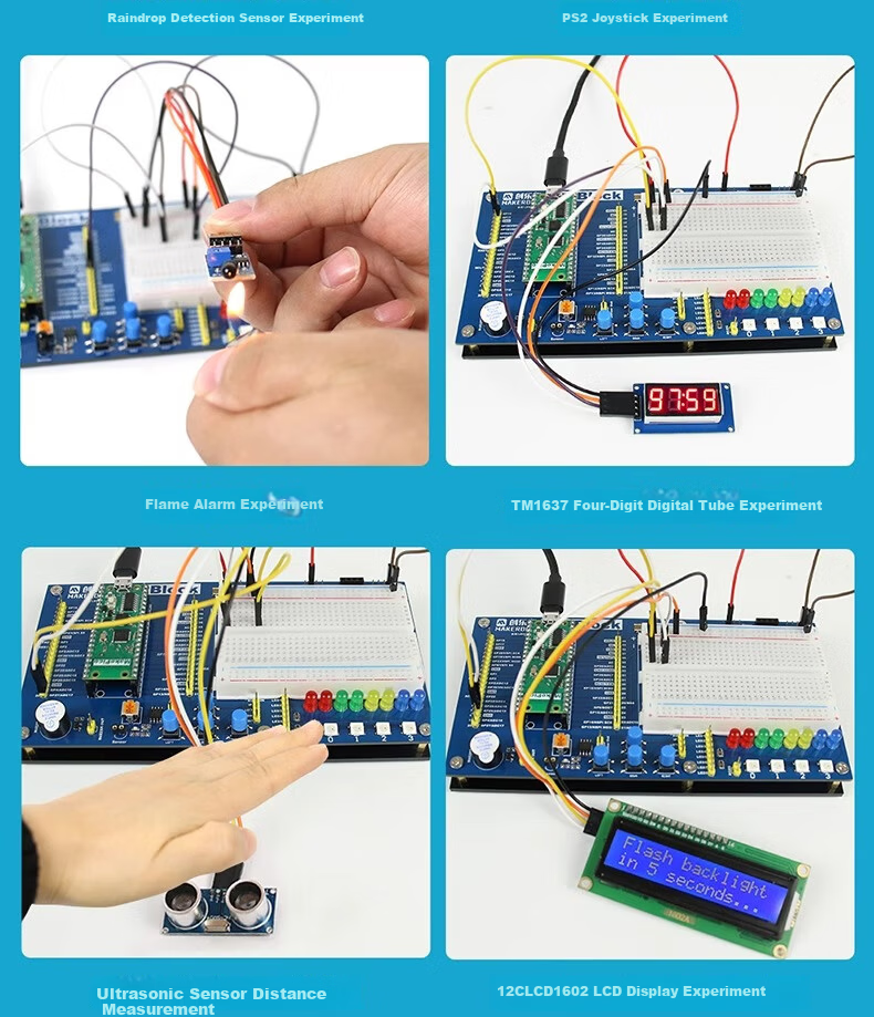 LOBOROBOT ESP32 Development Board IoT Remote Control Misqi Programming Scratch ESP32 Mainboard Kit 15