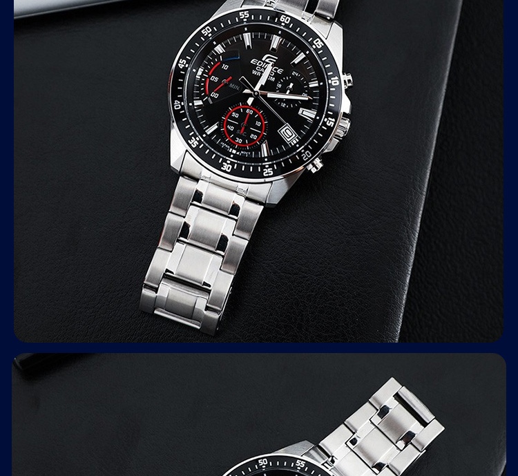 CASIO EDIFICE Men's Fashion Business Student Quartz Watch EFV-540D-1A 25