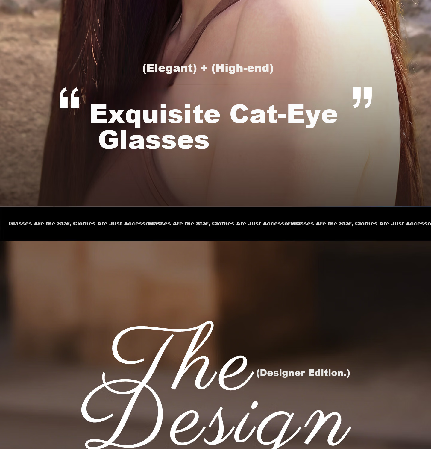 CAPONI Cat Eye Polarized Sunglasses for Women 2026 New Vintage UV Protection Sun Glasses Driving Slim Face 2
