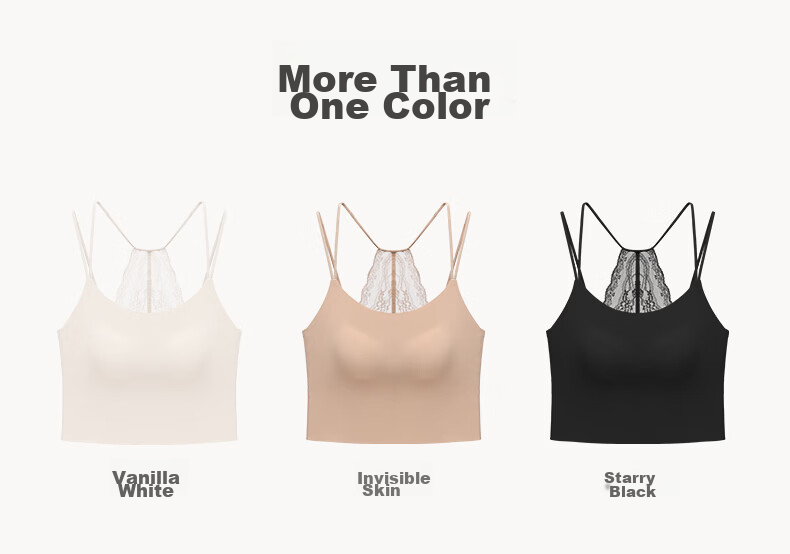Manifen Lace Back Strap Tank Top Women Summer Cooling Sun Protection Inner Wear Outer Wear with Cup Wireless Integrated Bra Base Layer 14
