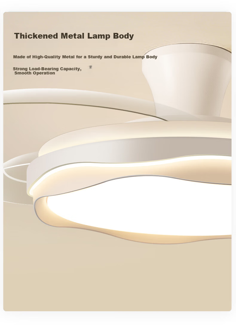 MICOE Full Spectrum Eye Protection Fan Light Ceiling Fan Invisible Blades Offline Voice Integrated Zhongshan Lighting Yiyun Series 15