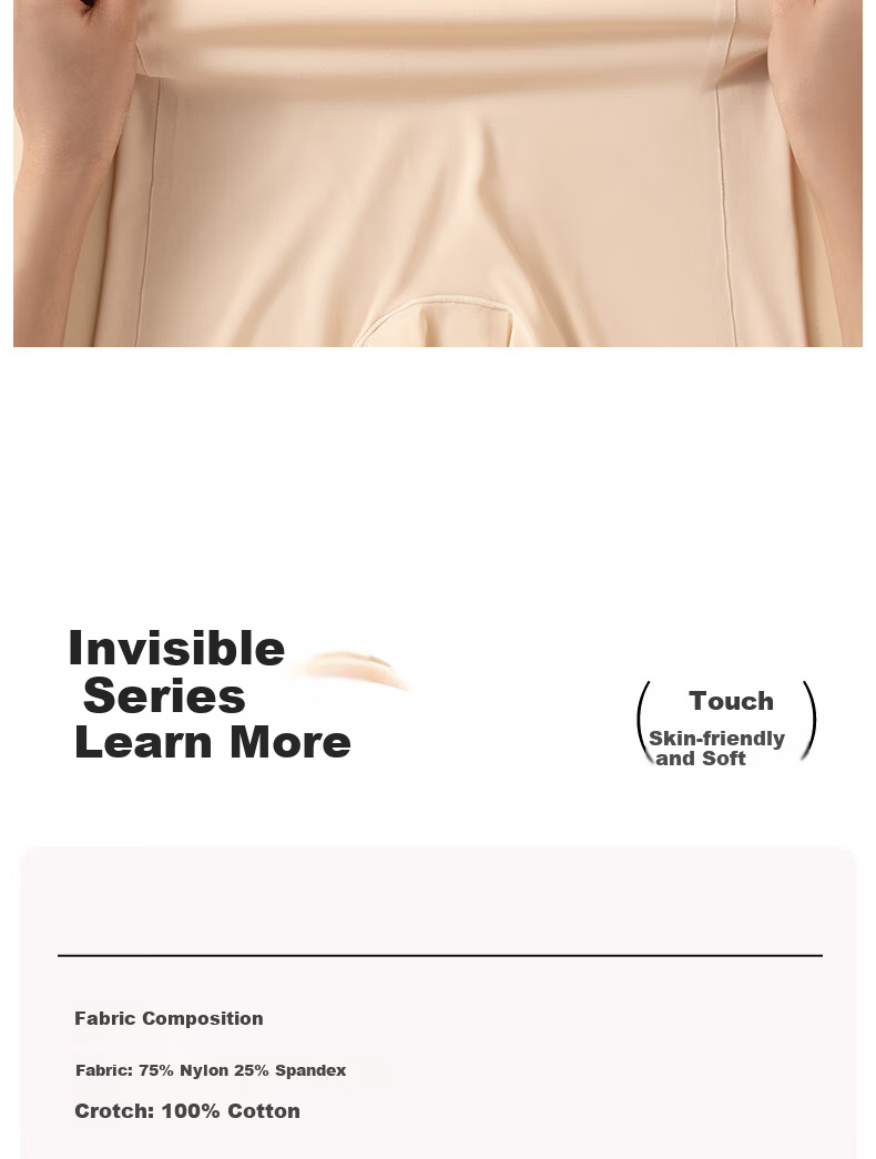 Neixiaoban 2-Pack Safety Shorts Anti-Exposure Seamless Cotton Antibacterial Crotch Two-in-One Boxer Briefs Ice Silk Leggings M 20