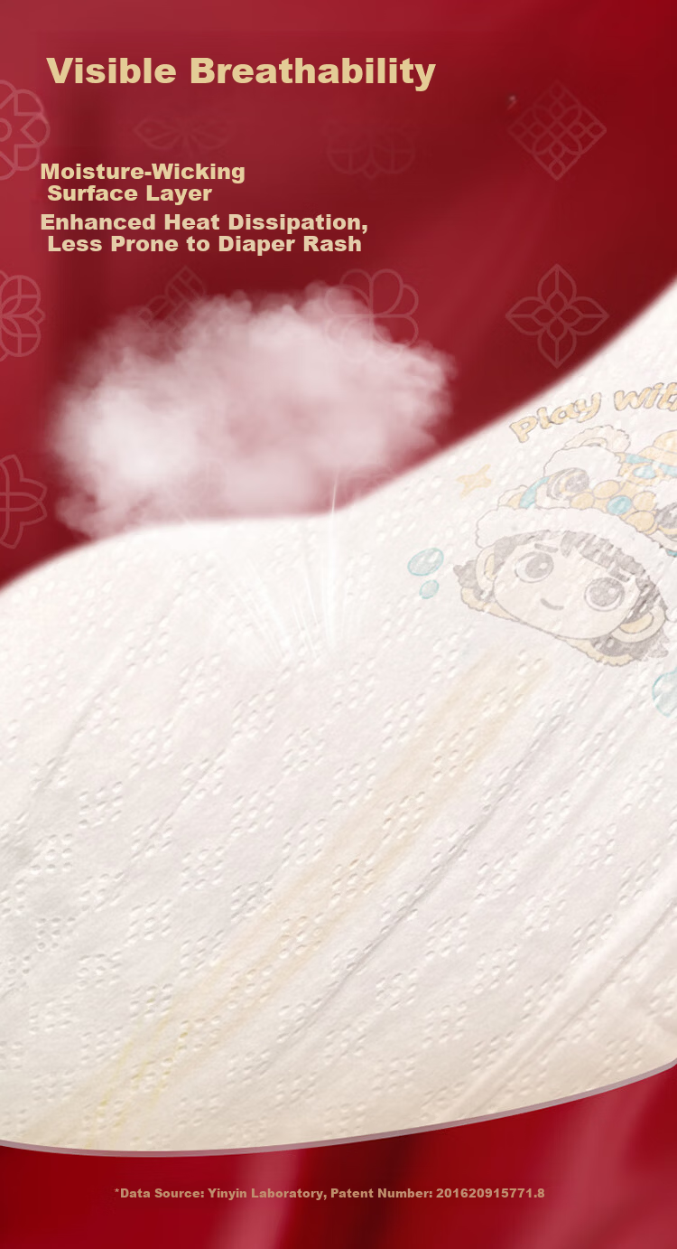 Cojin [Night Use Special] Royal Gaze Baby Pull-Up Pants XL Size 26 Pieces Ultra-Thin Breathable Summer Baby Diapers 2
