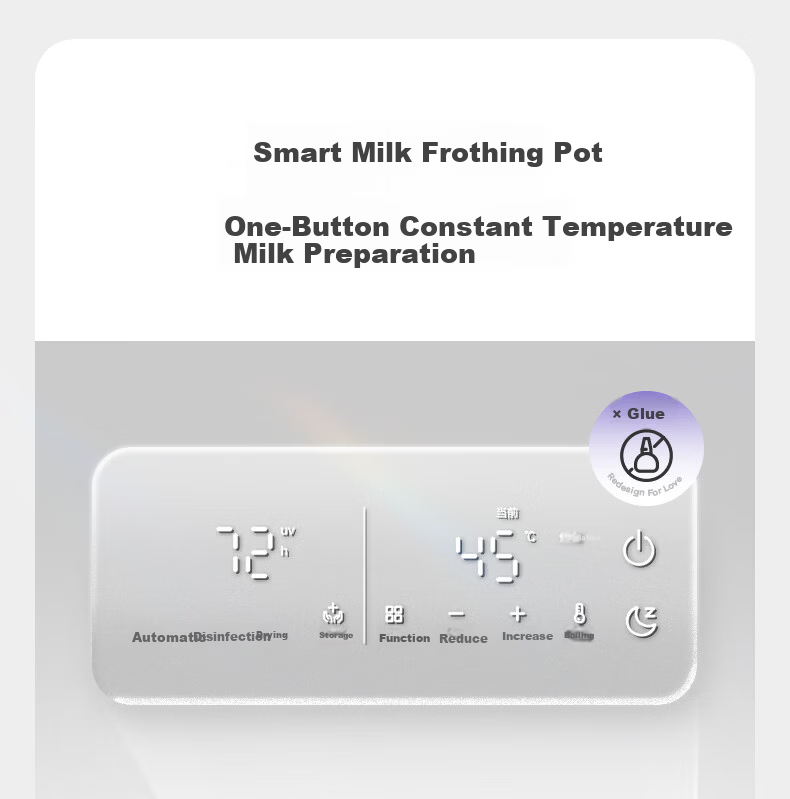 Babycare UV Sterilizer and Thermostatic Kettle 2-in-1 Baby Sterilizer and Milk Warmer Feeding Station Lite 23