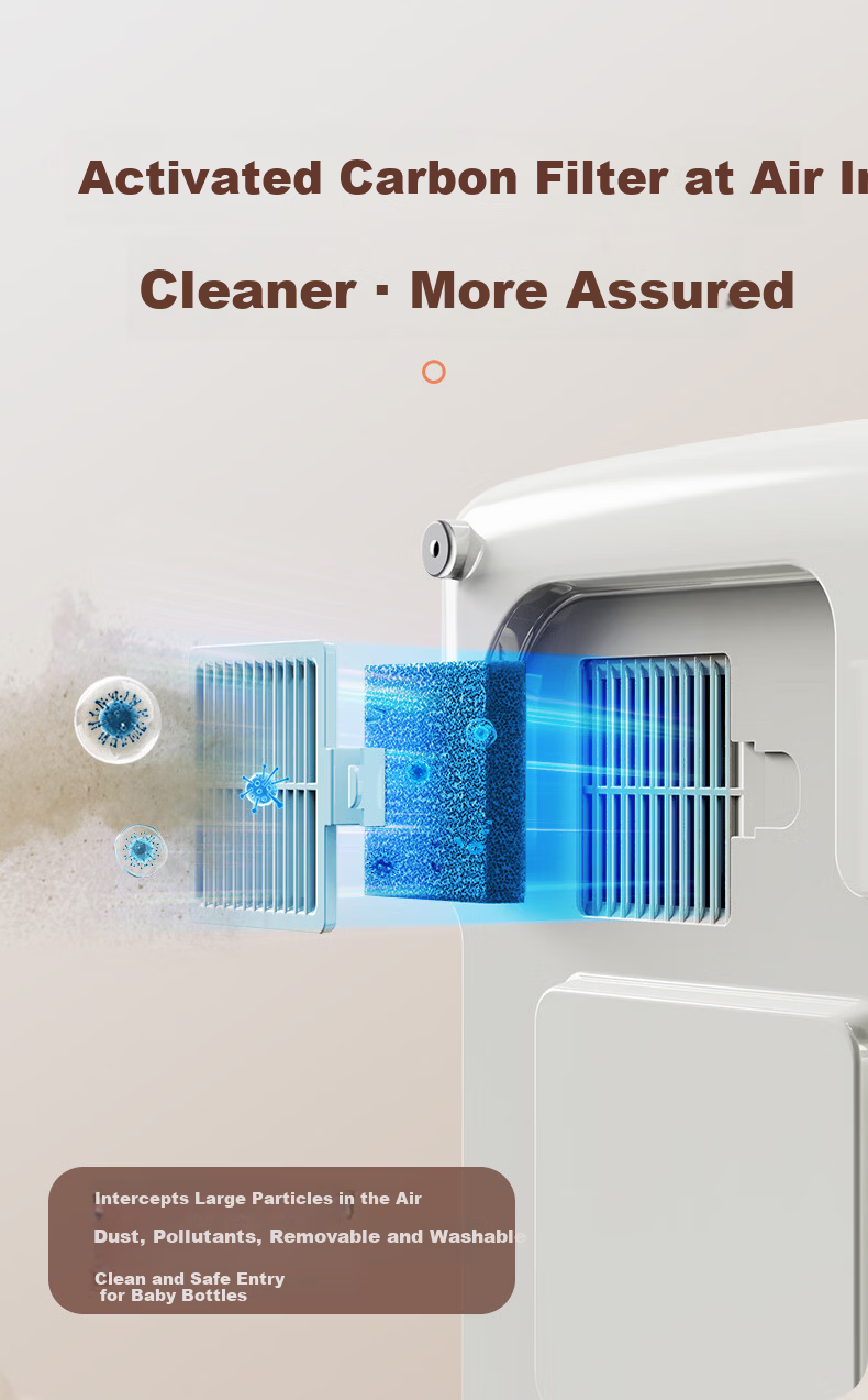 Canbo Baby Bottle Sterilizer UV Sterilizer with Drying Function All-in-One Baby Bottle Sterilizer and Dryer 14