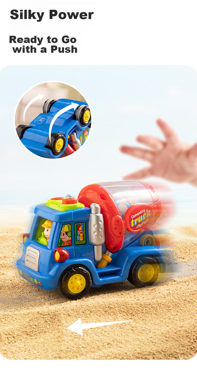 HUILE TOYS Children's Construction Vehicle Toy Car for Boys And Girls, Baby Toys Car for 1-3 Years Old, First Birthday Gift 8