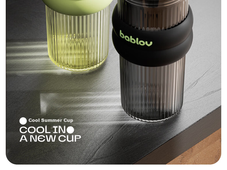 BABLOV Huaban Sen Water Bottle for Girls High-Value Student Summer Portable Plastic Water Jug Car Large Capacity Straw Cup 6