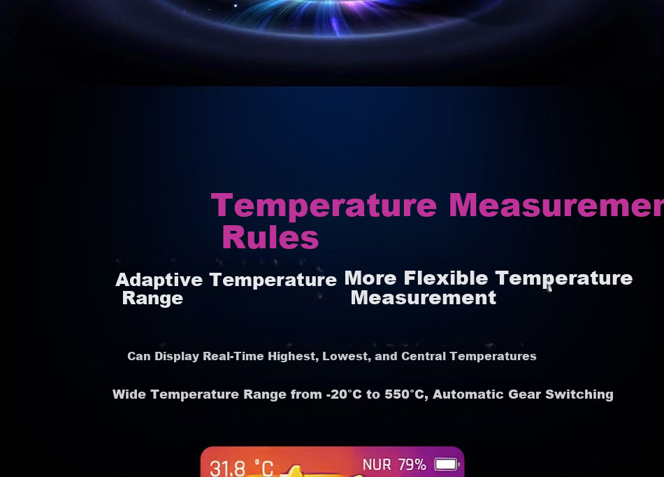 RAYTHINK Flint Infrared Thermal Imager Temperature Measuring Handheld Floor Heating Pipeline Leak Detection Precision Locator Instrument 14