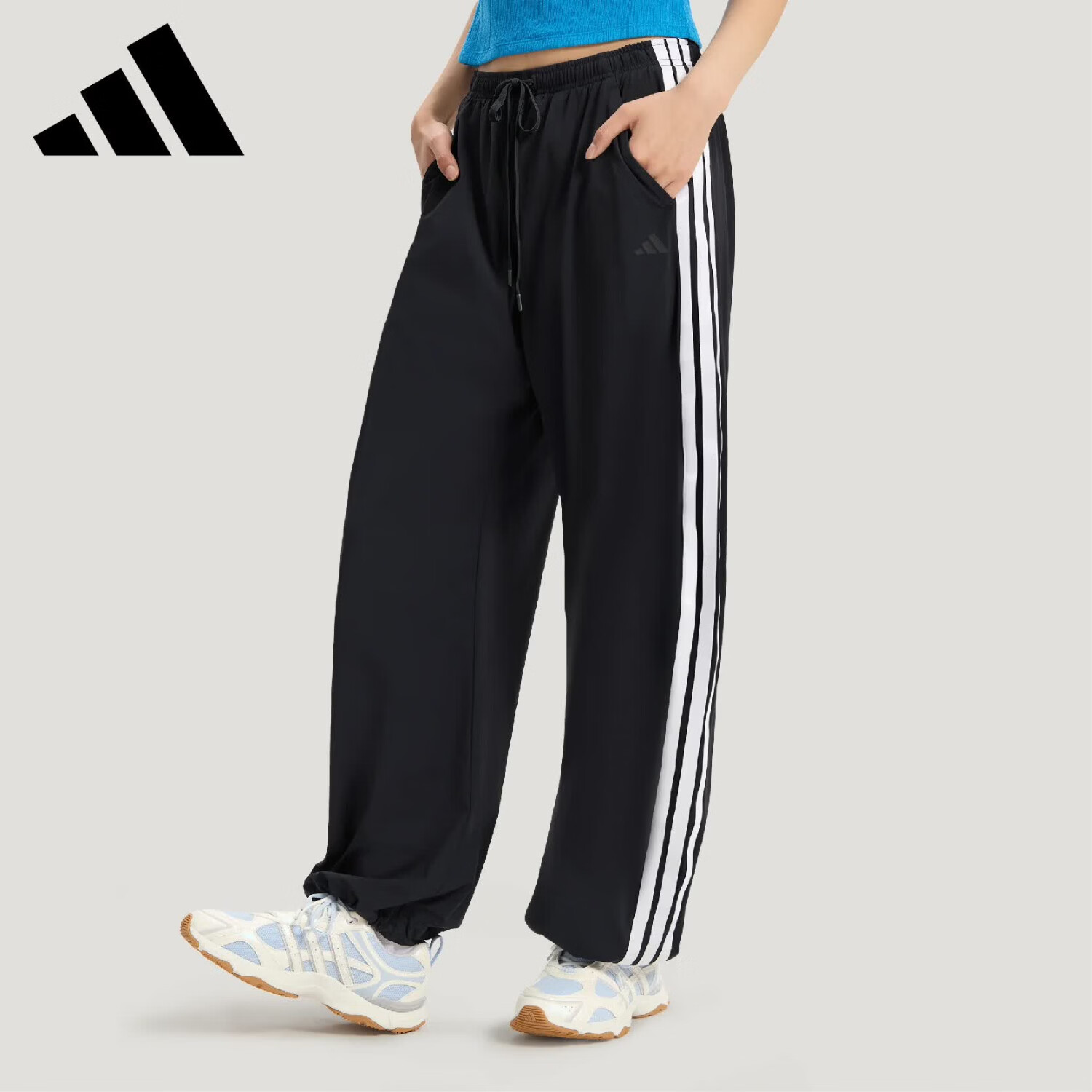 Adidas Women's Sports Style Series DCE WV ST PNT Woven Pants KX6695 Black XXS