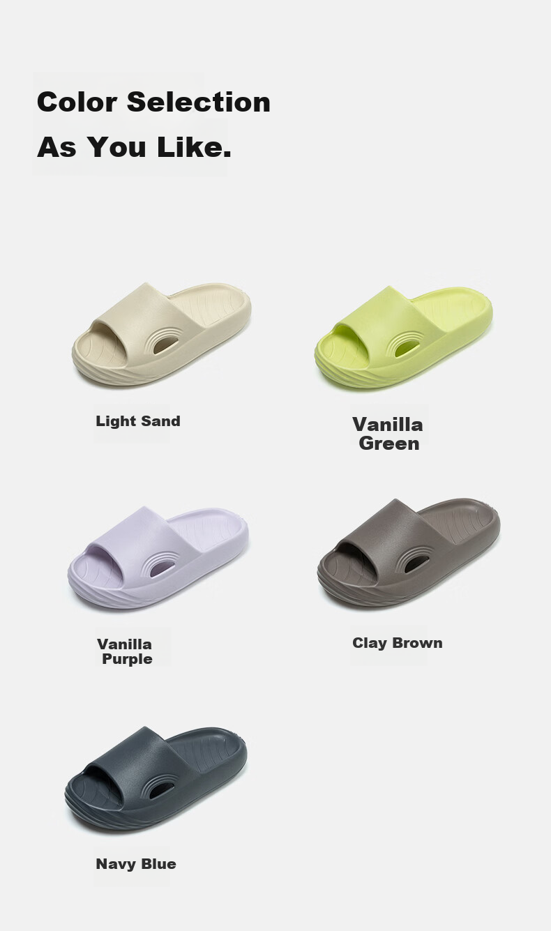 Puxi Layered EVA Soft Sole Thick-Soled Slippers New Women’s Indoor Home Couple Slippers Men 7