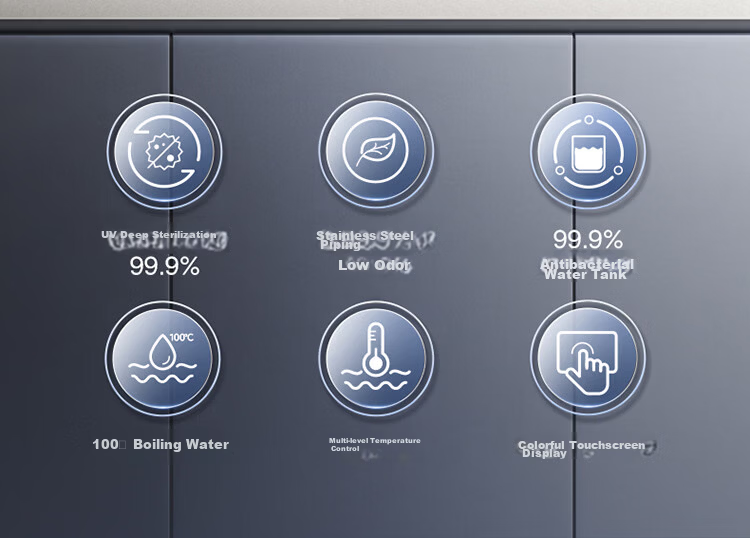 Midea Wall-Mounted Pipeline Water Purifier Companion Home Water Dispenser True Boiling 6-Stage Temperature Control Full Flow Matching Water Purifier Companion MG239-R 2