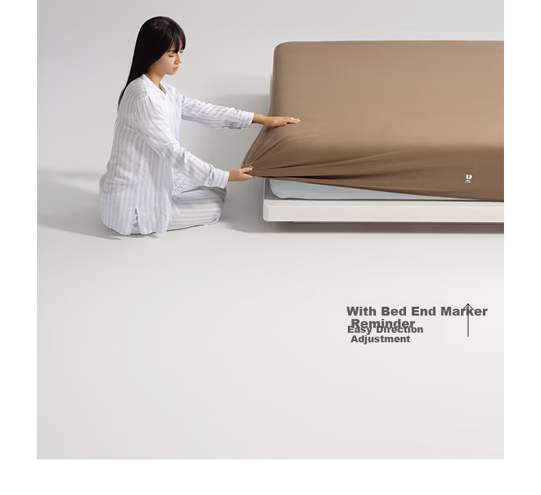 Meiduo Jia Parent-Child Fitted Sheet Matching Pillowcase Seamless Underwear-Grade Antibacterial Pillowcase 40x68cm 1 Piece Tranquil Brown 26