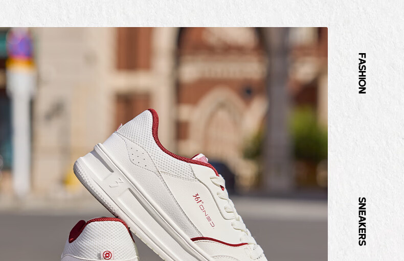 361° Qinghe 2.0 Men's Sneakers Sports Shoes Spring Summer Casual Thick Sole White Shoes 672616610-1 9