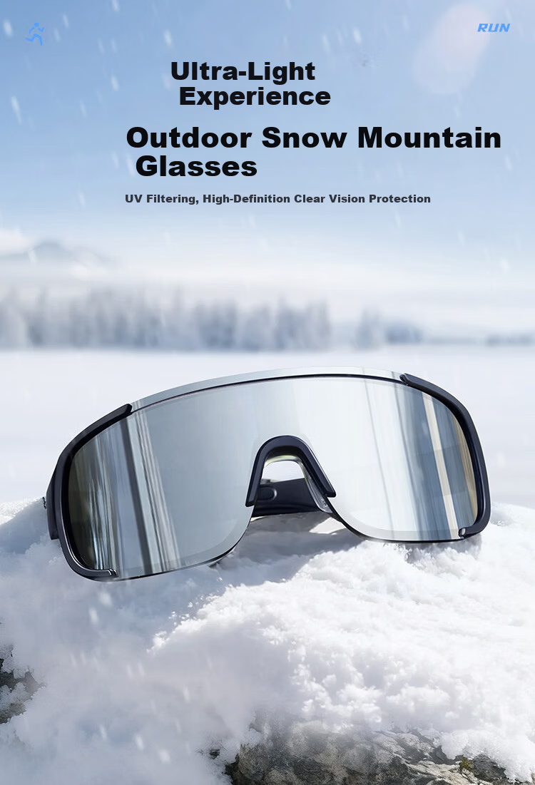 FENCHI Outdoor Sports Snow Mountain Goggles Sunglasses for Men UV Protection Windproof Sandproof Cycling Women's Sunglasses 3
