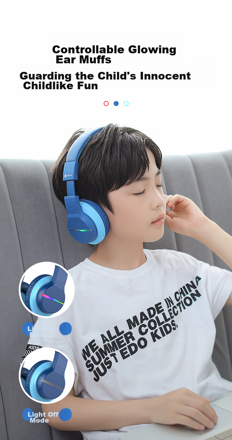 Tribit, Children's Headphones, Student Learning Online Class Headphones, Low Decibel Children's Earphones with Microphone, Birthday Gift 6