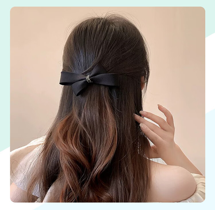 CHIMERA Hair Clip with Butterfly Bow for Low Volume, Back of Head Spring Clip, Ponytail Half-Up Hairstyle Accessory, Hair Barrette, Birthday Gift for Wome 7
