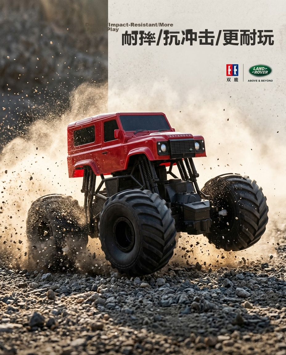 Double Eagle Land Rover Defender D90 Remote Control Off-Road Monster Truck Durable RC Car Kids Boys Birthday Gift 3