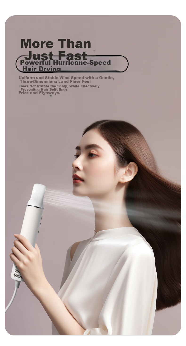BAIR High-Speed Hair Dryer Fast Drying Home Use Negative Ion Hair Care Powerful Blow Dryer Birthday Gift T3 5