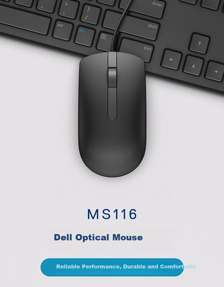 DELL MS3320W Wireless Bluetooth Mouse High-End Business Office Home Use Symmetrical Mouse Black 2
