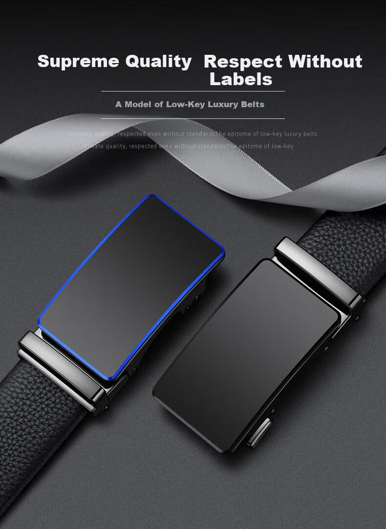Calermkeens Men's Genuine Leather Belt 2026 New Automatic Buckle Practical Father's Day Gift for Dad 2