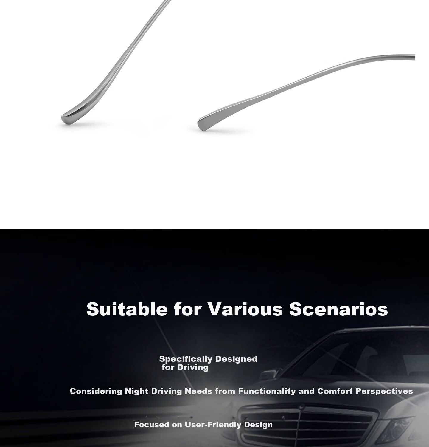 CAPONI Frameless Titanium Night Vision Sunglasses Women Photochromic Day and Night Dual-Use UV Protection Driving Sunglasses Men 22