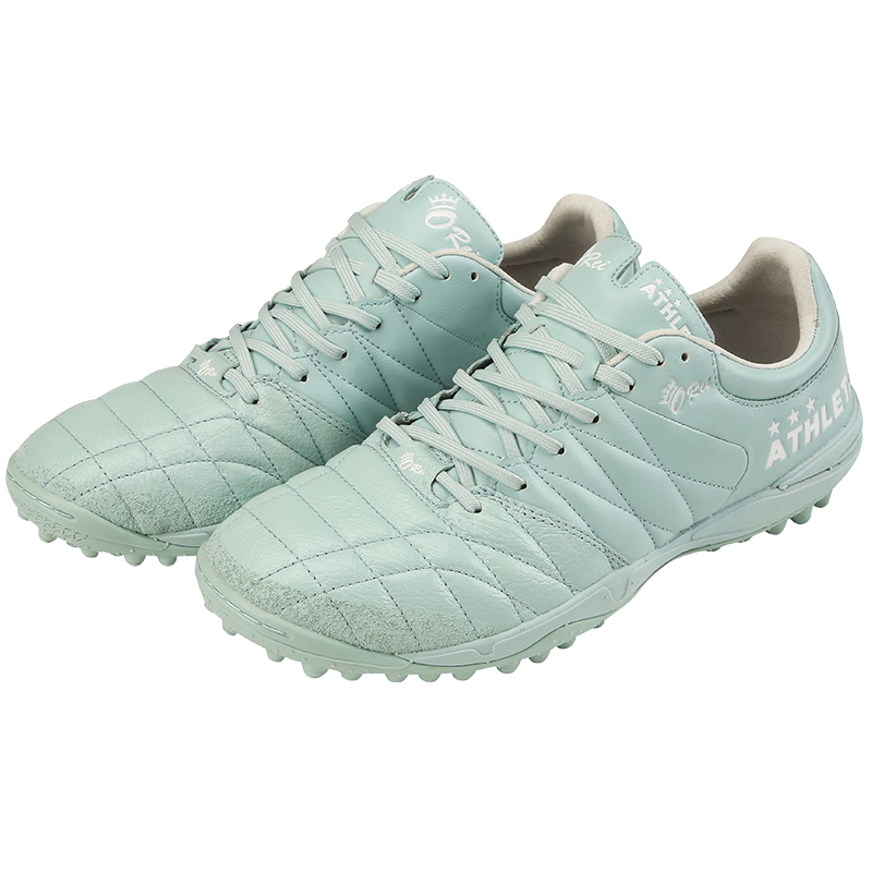 ATHLETA Soccer Shoes Kangaroo Leather Wide Fit TF Turf Studs High-End Artificial Grass Cushioning Competition Training Men's Shoes