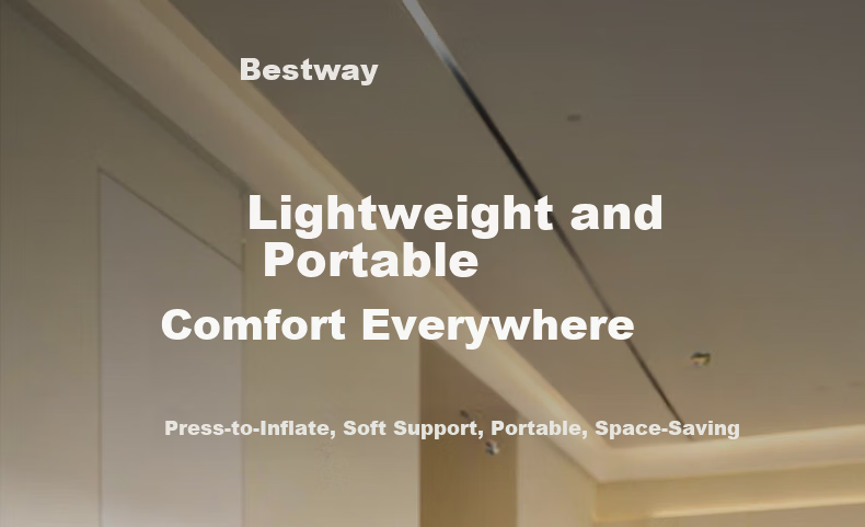 Bestway Press-Activated Self-Inflating Travel Pillow Portable Comfortable Nap Camping Sleep Pillow 671RA 1