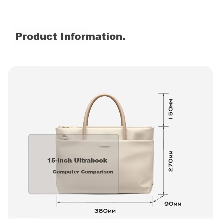 GOLF Women's Business Laptop Bag 14/15 Inch Briefcase for Huawei Apple High-Style Shoulder Crossbody 13