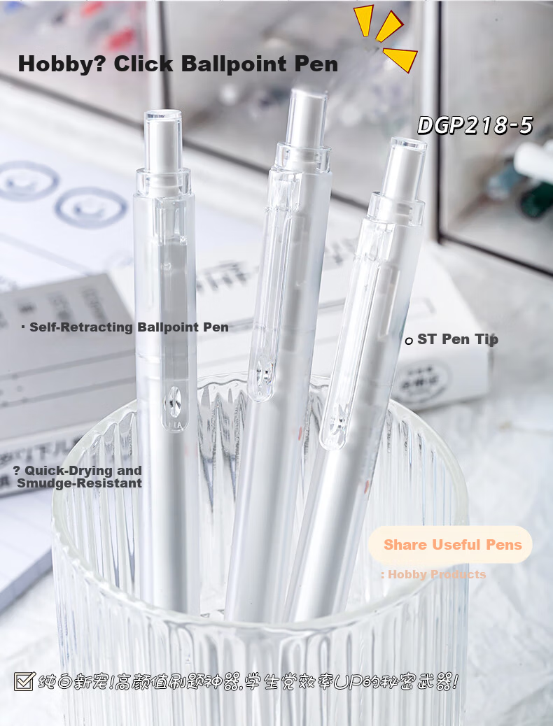 AIHAO 0.5MM Quick-Dry Gel Pen with Cap Red 6-Pack D4072 2