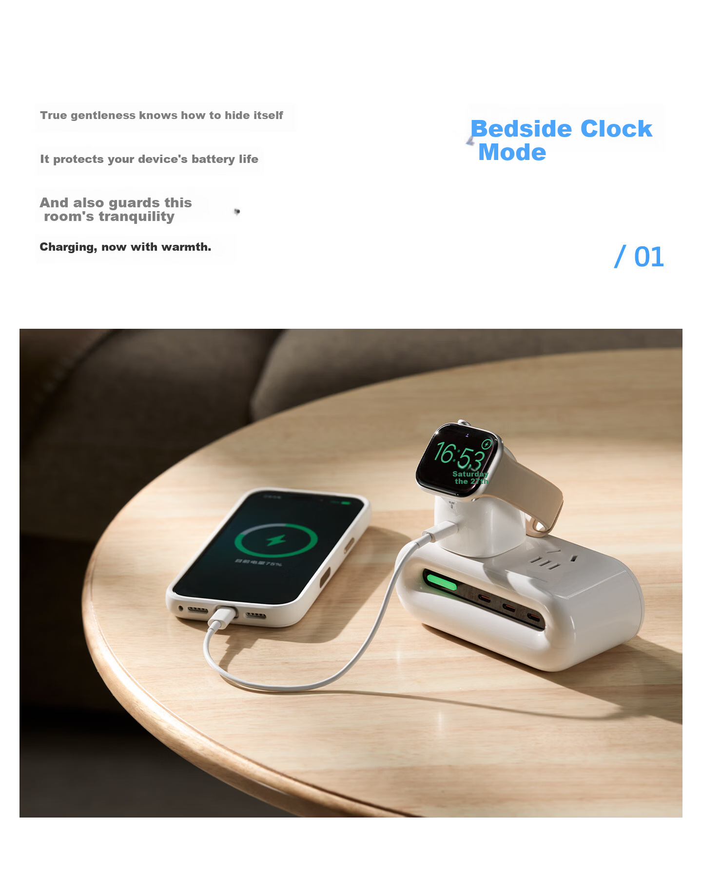 Torras Apple Watch Charger 2026 New Model 2-in-1 Magnetic Charging Dock 45W Wireless S11 Charger Compatible with iPhone Portable 12