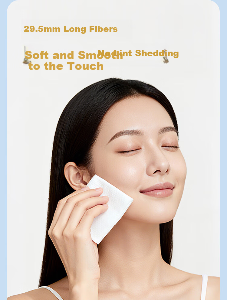 JD Jingzao Gold Label 100% Pure Cotton Medical Grade Disposable Facial Cleansing Soft Towels 85 Sheets x 12 Packs 5