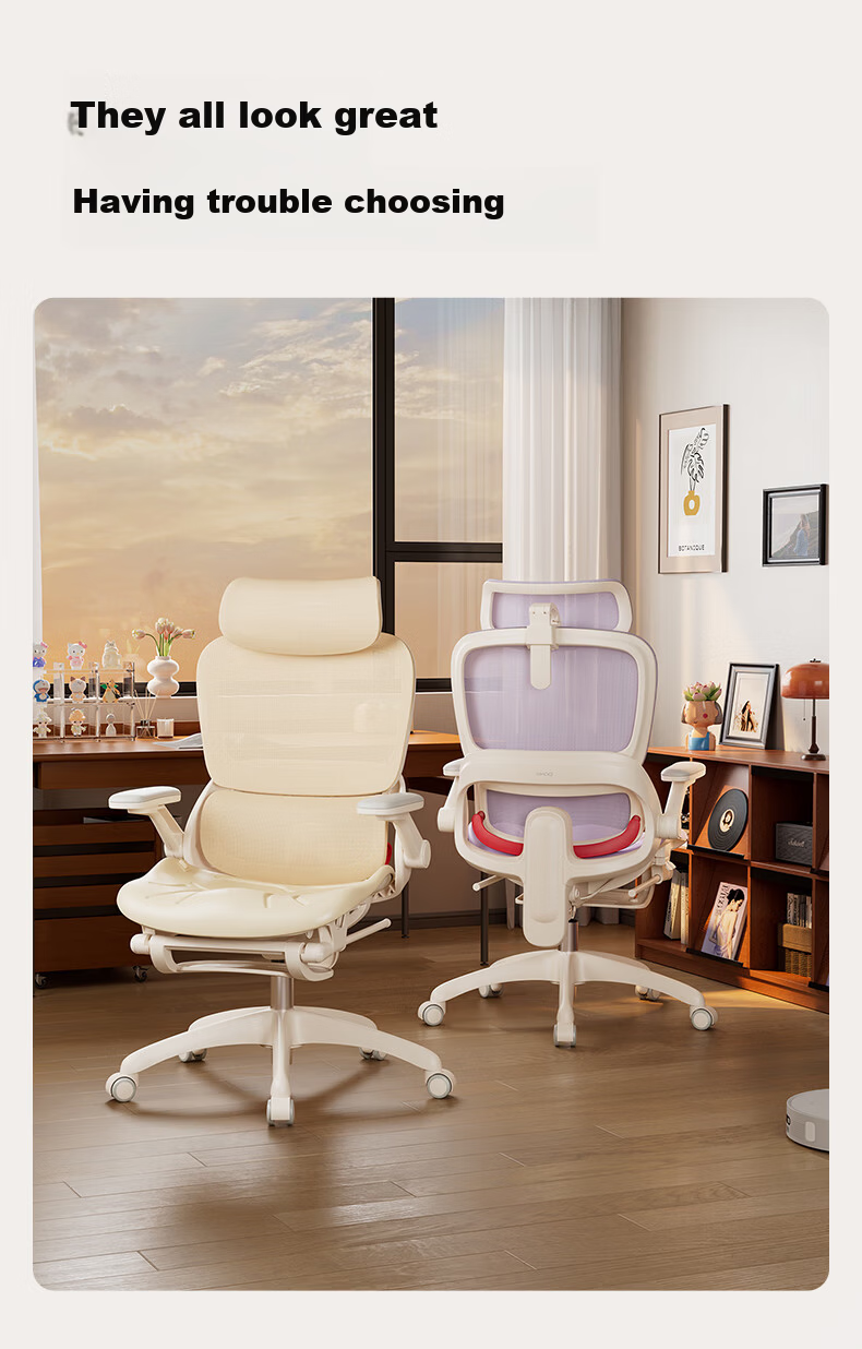 Sihoo B100 Lady Pro Ergonomic Chair Women's Office Computer Chair Long Sitting Ergonomic Seat 15