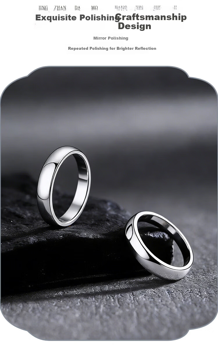 Sino Gem Simple Polished Plain Silver Toe Ring Men's Adjustable Ring Graduation Gift for Boyfriend 5