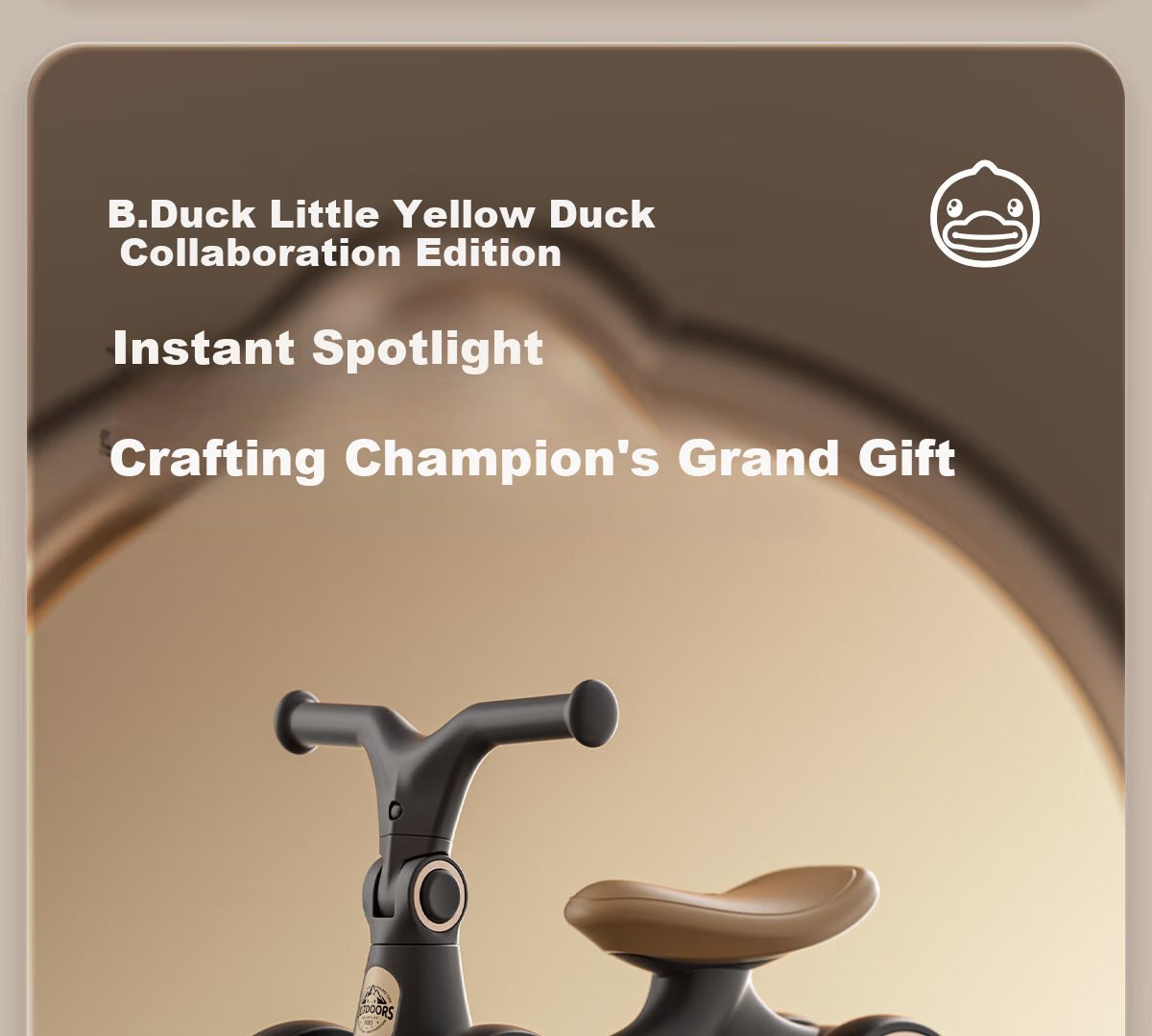 Lede Children's Balance Bike, Toy for Boys And Girls Aged 1-2 Years Old, Birthday Gift, First Meeting Present, Four-Wheel Gliding Scooter 4