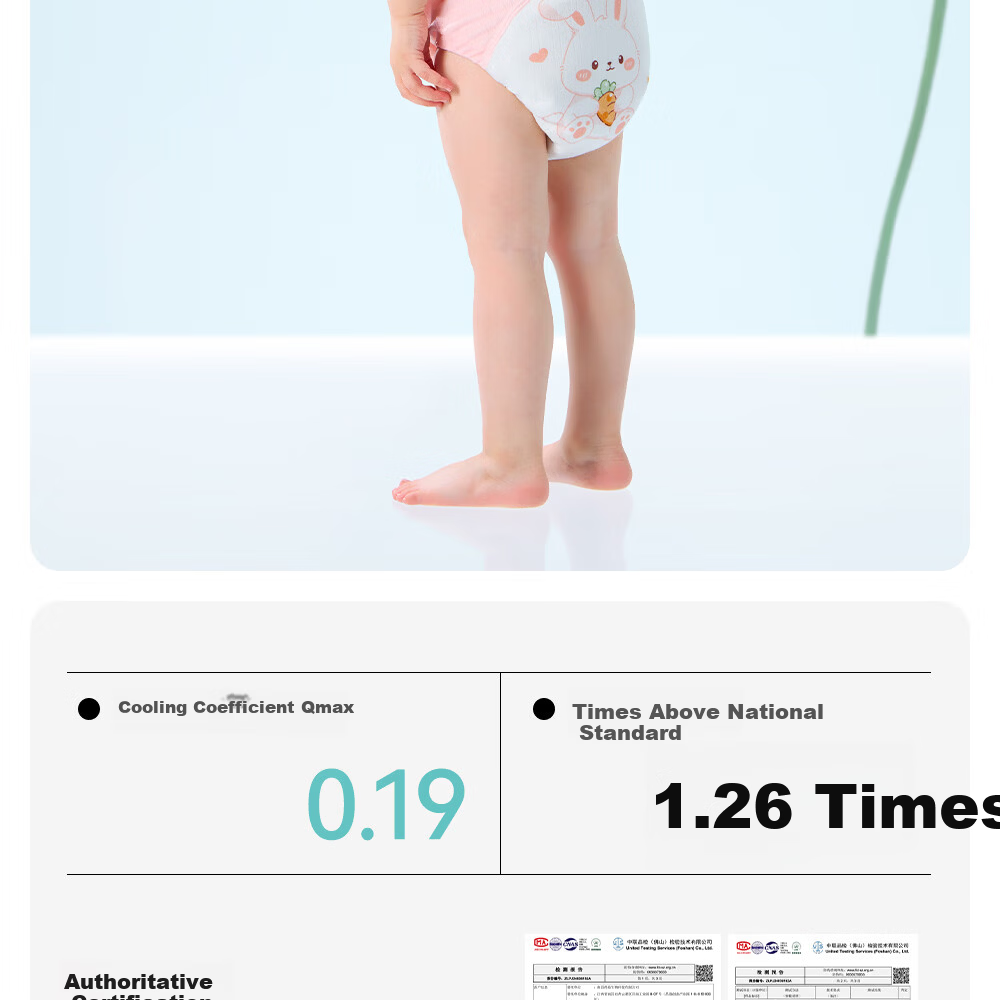 Betis Potty Training Pants Baby Diaper Waterproof Washable Baby Toilet Training Pants Size 110 2-Pack Sweet Rabbit Little Lamb 14