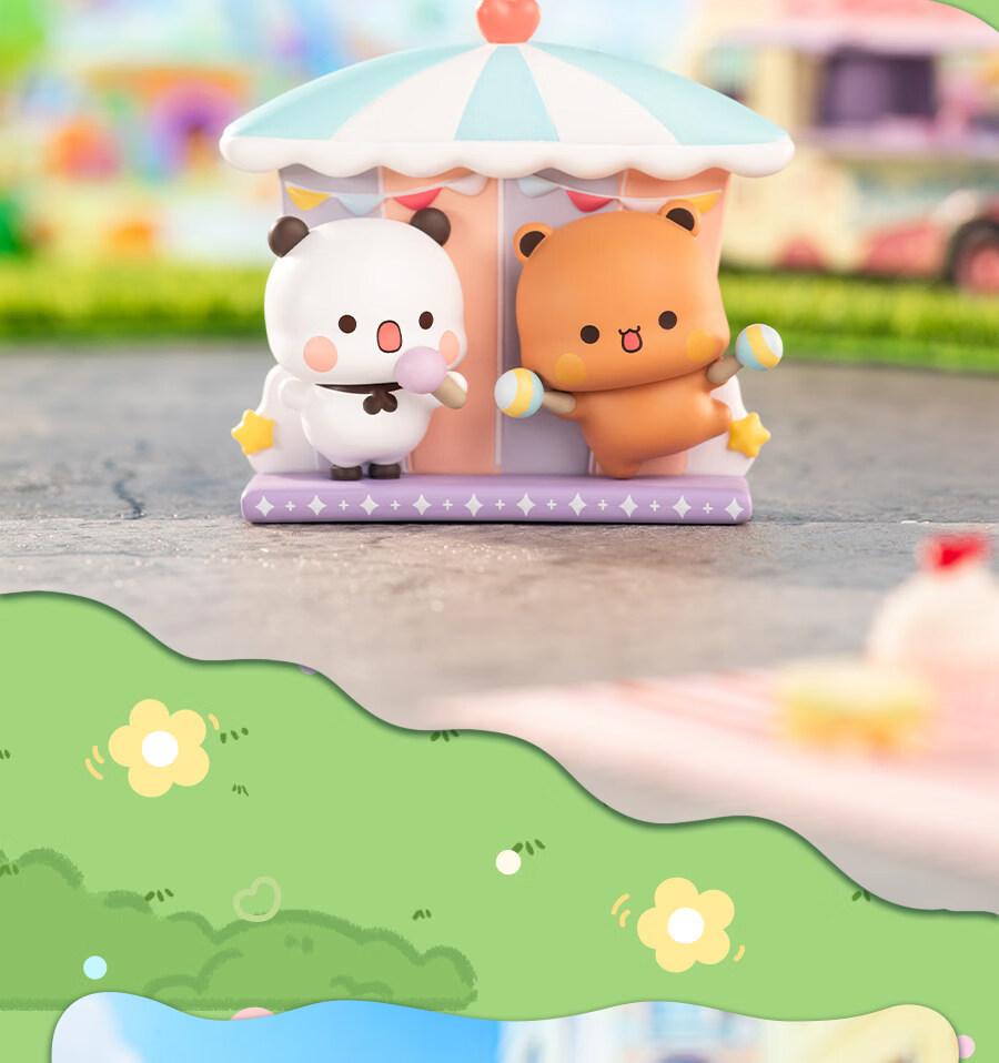 MINISO Yierhe Bubu Bear Refrigerator Magnet Blind Box Toy Peripheral Birthday Gift Unisex Single Box 11