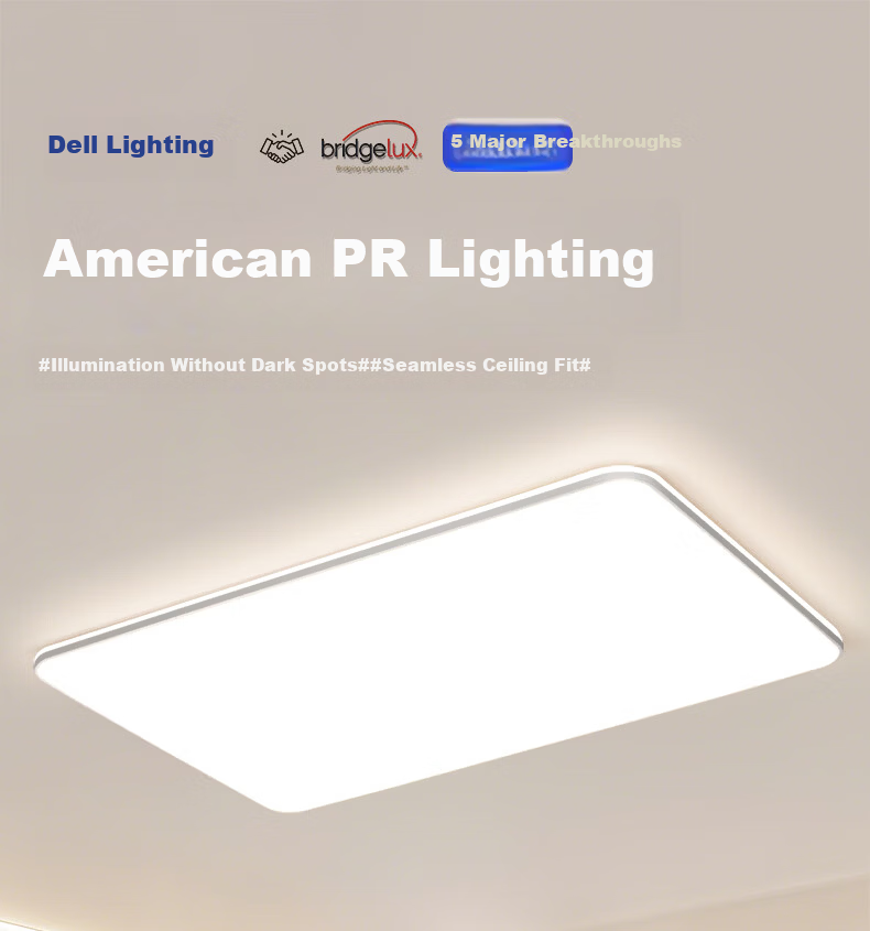 Dell Modern Minimalist Ceiling Light Ultra-Bright LED Eye-Care Living Room Bedroom Dining Lamp Zhongshan Lighting 1