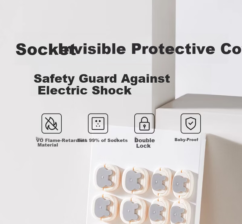 Scoornest Child Safety Socket Cover Electrical Outlet Protector Baby Plug Hole Guard Switch Panel Safety Cap 2