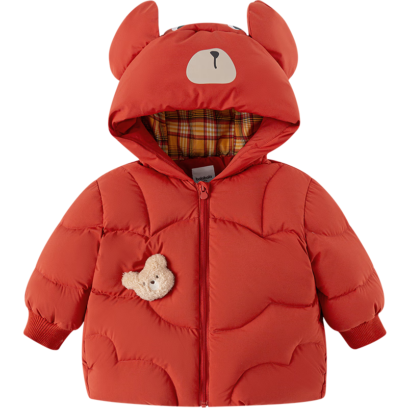 BALABALA Kids Down Jacket Boys Girls Winter 2025 New Thickened Puff Down Coat Baby Warm Clothes