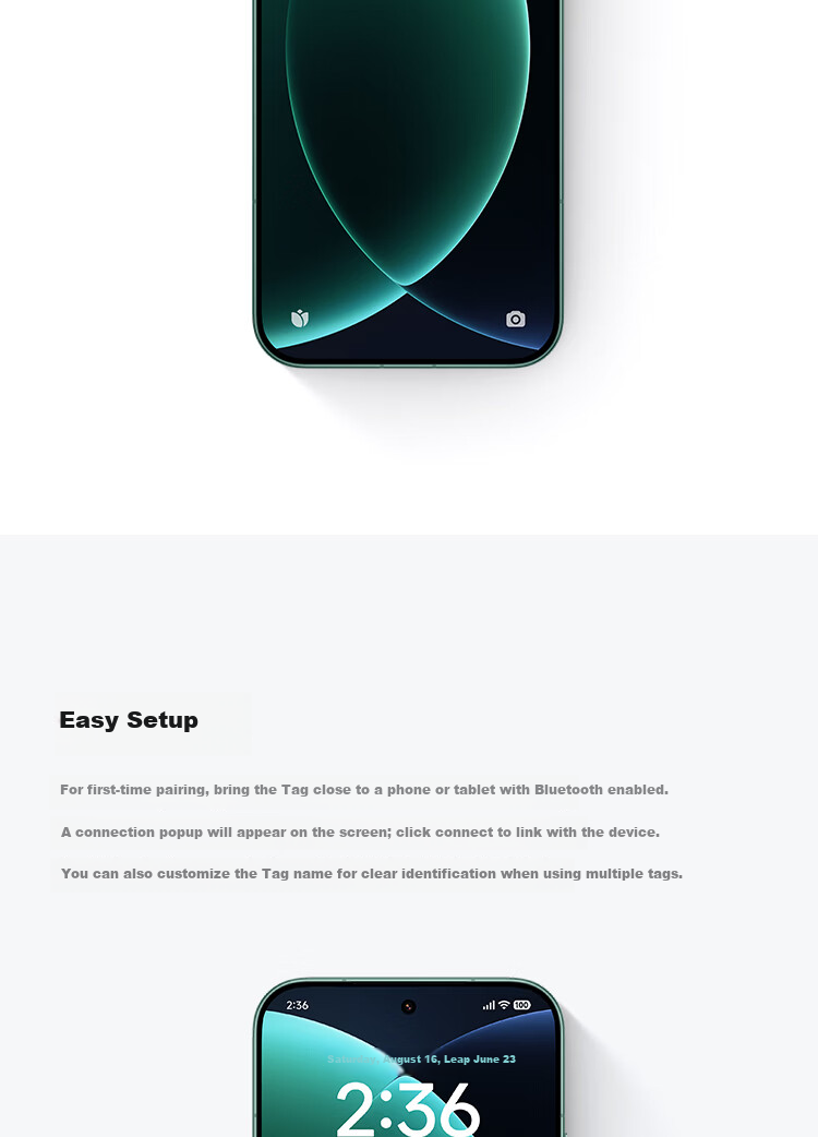 MI Xiaomi Tag UWB Version Locator Tracker Anti-Lost Device Global Find for iPhone Children Elderly Pets Keys Luggage Bicycle Backpack Anti-Lost 8