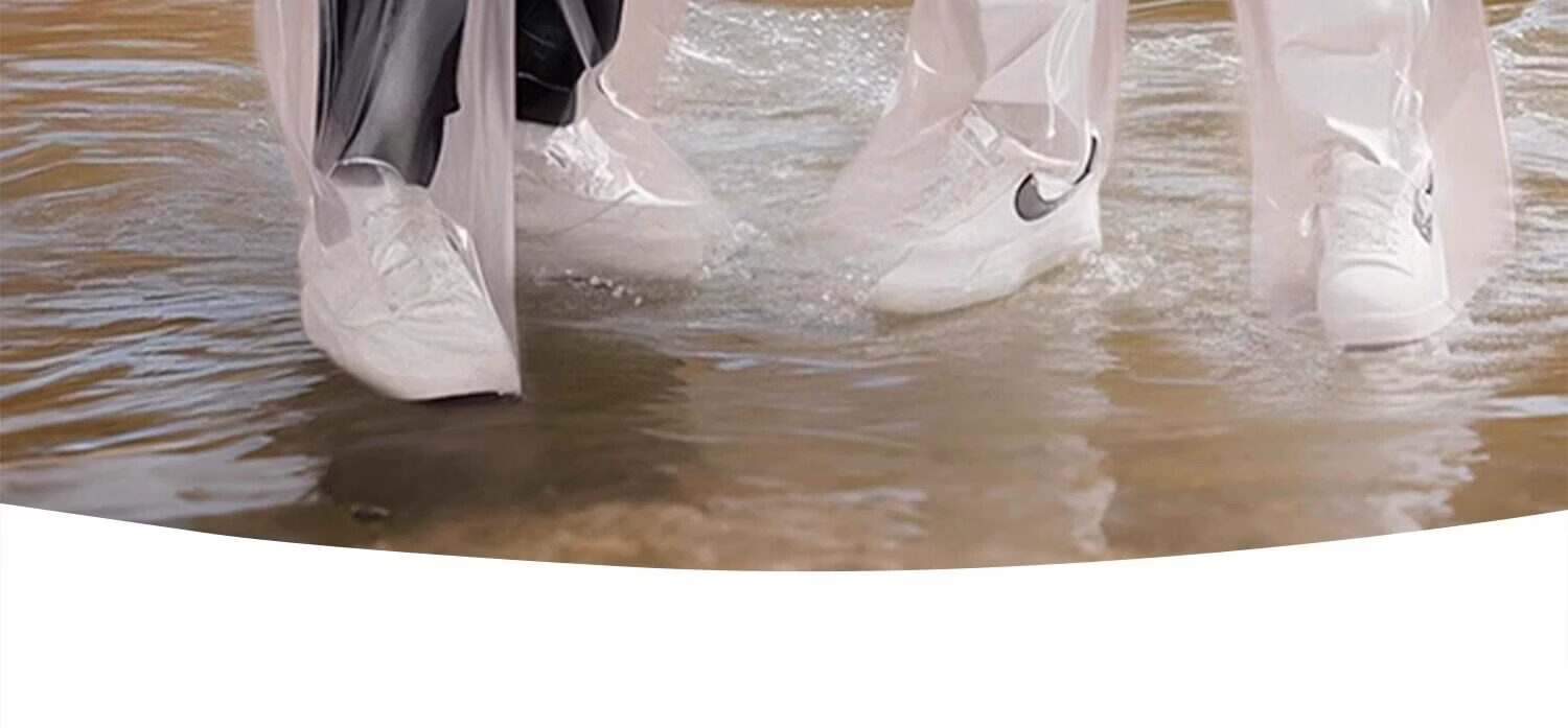 Fairy Bag Rafting Disposable Waterproof Kids Full-Body Thickened One-Piece Raincoat with Foot Cover for Amusement Park Rapids 5