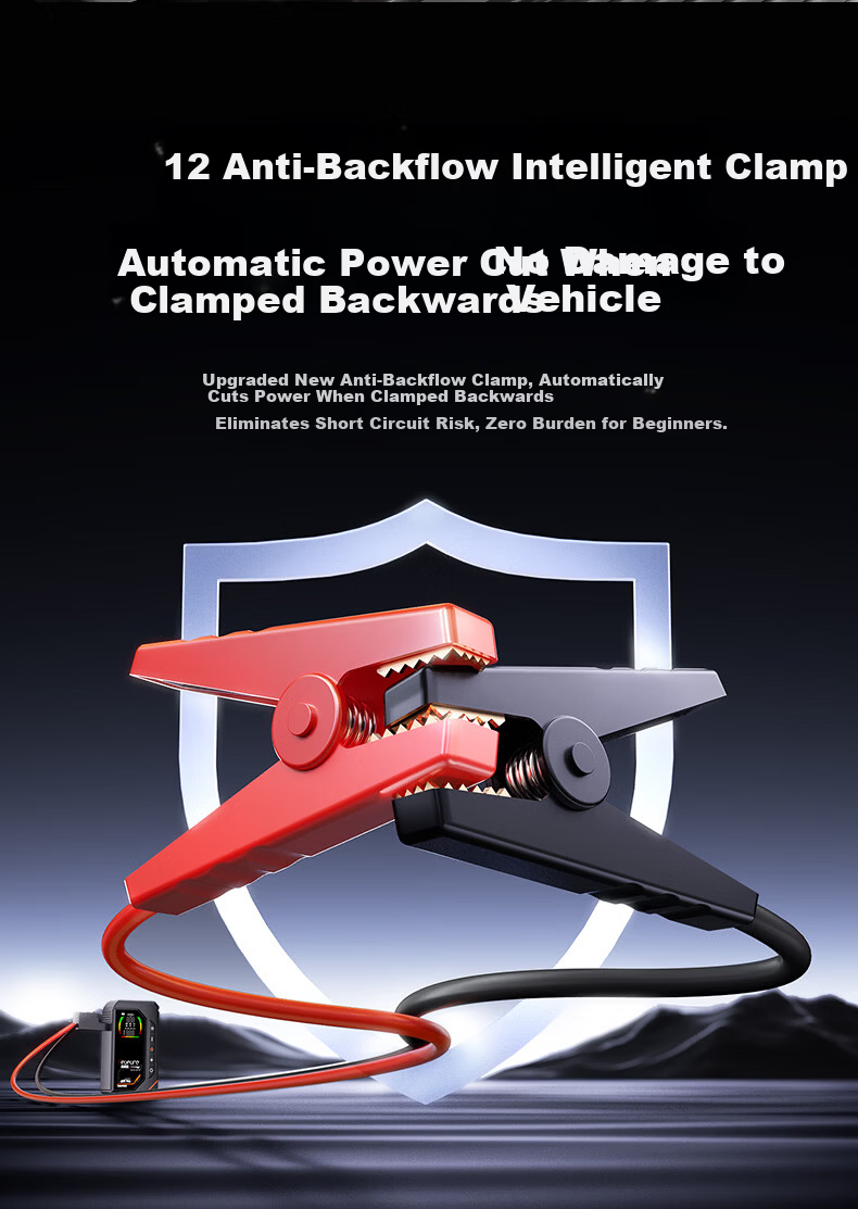 Future Series Emergency Jump Starter and Inflator All-in-One Car Air Pump Vehicle Portable Power Bank Battery Charger Outdoor Rescue 3