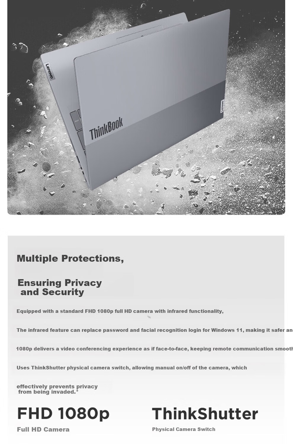 ThinkPad ThinkBook 16 Ultra 5 225U 16GB 512GB 2.5K Lightweight Business Ecosystem High-Performance Gaming Laptop 9