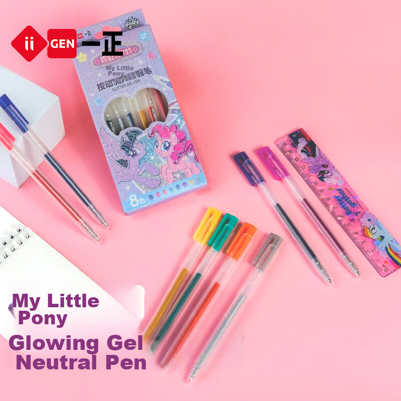 IiGEN Fluorescent Gel Highlighters Pastel Colors Student Study Markers Exam Review Journal Pens Non-Bleeding Colorful Stylish Markers for Doodling and Drawing Back to School Essentials