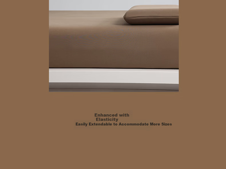 Meiduo Jia Parent-Child Fitted Sheet Matching Pillowcase Seamless Underwear-Grade Antibacterial Pillowcase 40x68cm 1 Piece Tranquil Brown 11