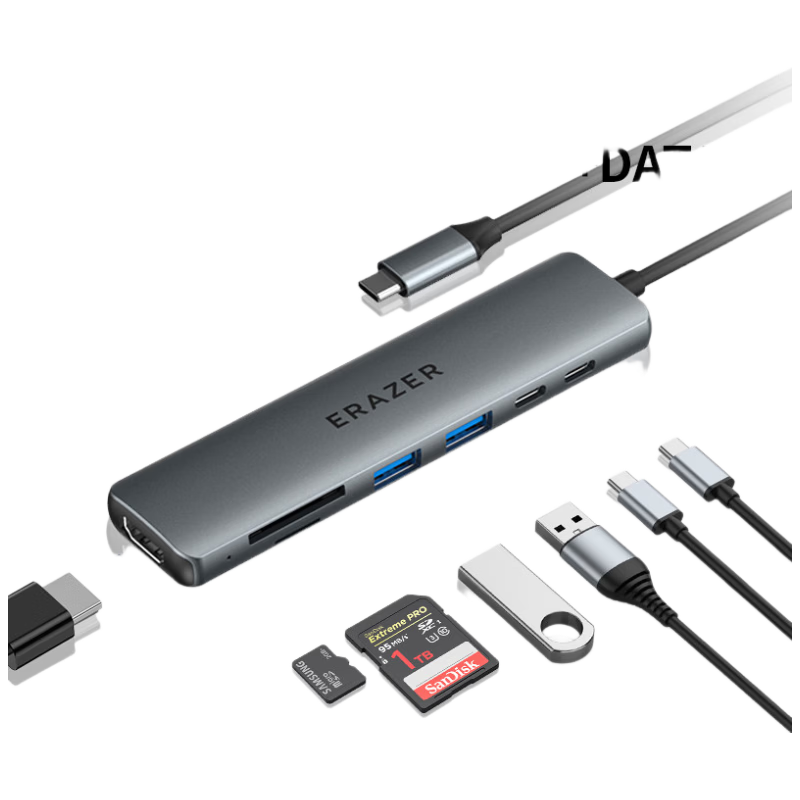 Lenovo Yinen Type-C Docking Station USB-C to HDMI Hub USB 3.0 Splitter Laptop Adapter Screen Mirroring PD Fast Charging XC07