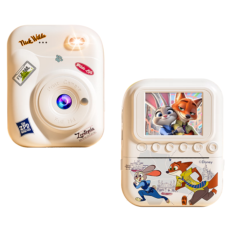 Disney Children's Camera, High-Definition Photo And Video Instant Camera, CCD Digital Camera, Toy for Boys And Girls, Birthday Gift