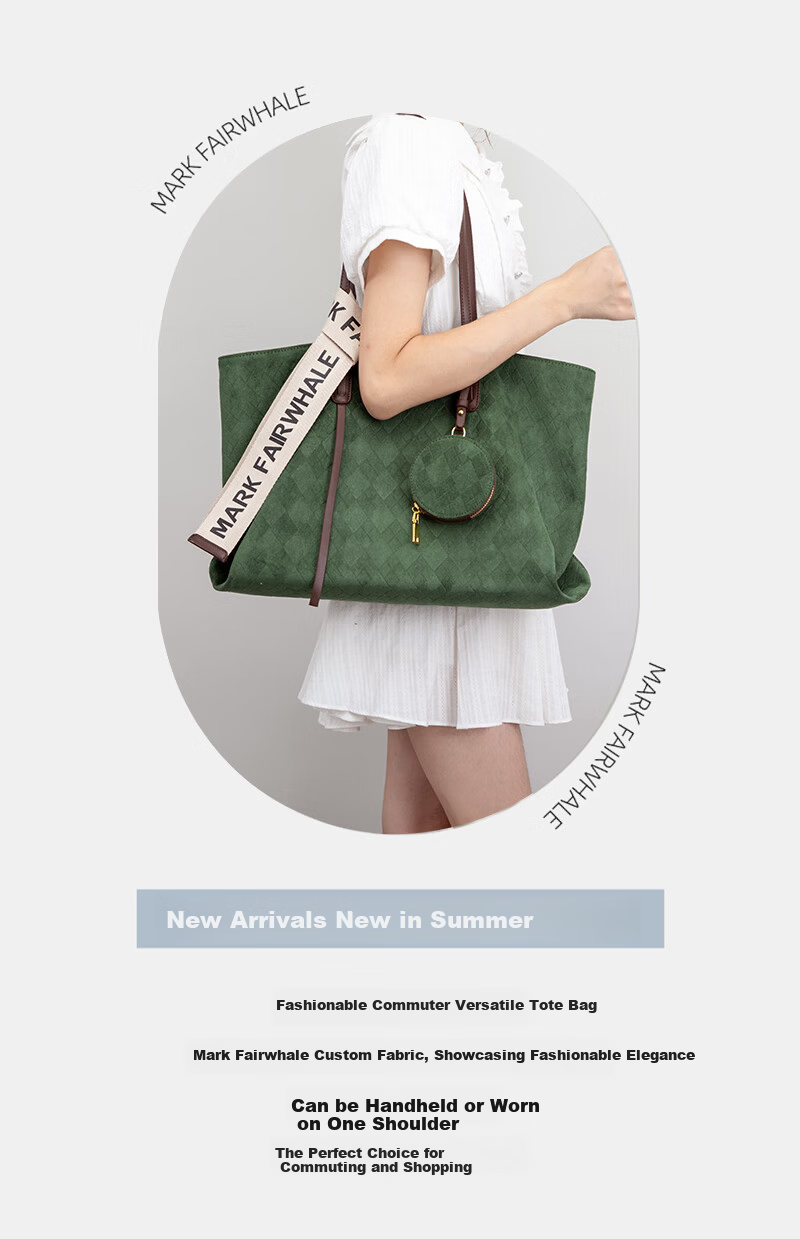 Mark Fairwhale New Large Capacity Tote Bag for Women Commuter Shoulder Handbag Versatile Birthday Gift 2